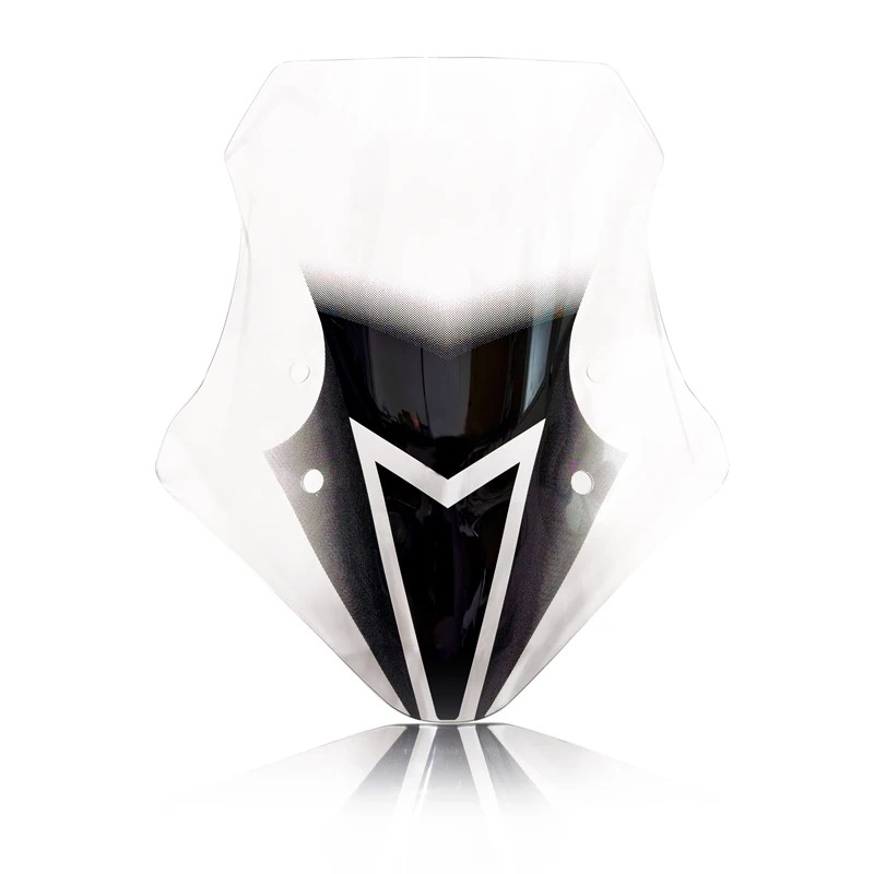 Motorcycle Modification Factory Custom Polycarbonate Windshield Flame Retardant Impact Resistant UV Resistant PC Windscreen