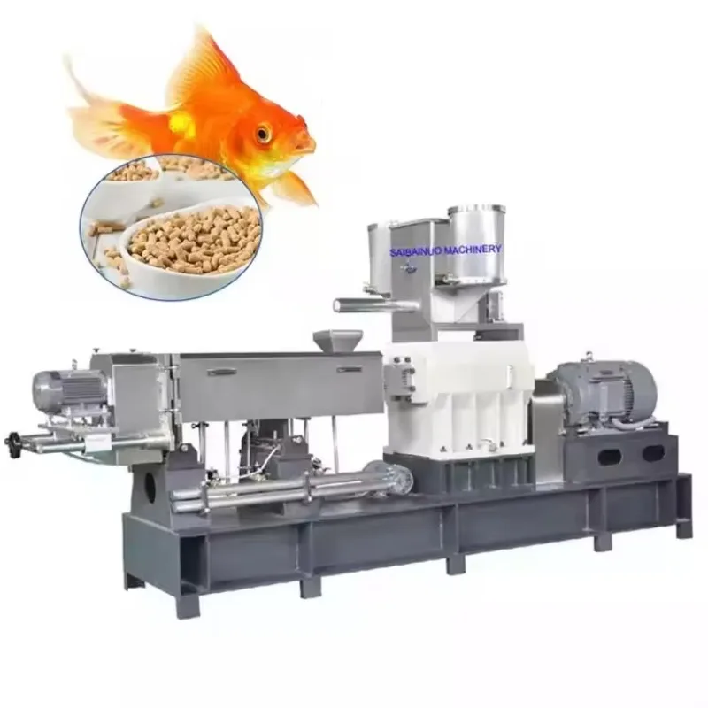 Flexible Product Specifications CE Certified Multi-variety Production Capacity 150-500kg/h Fish Pellet Feed Making Machine