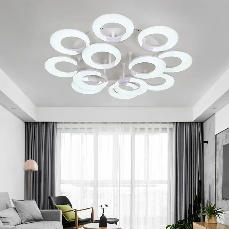 Personality modern minimalist acrylic ceiling lamp living room bedroom study art led ceiling lamp factory direct sales