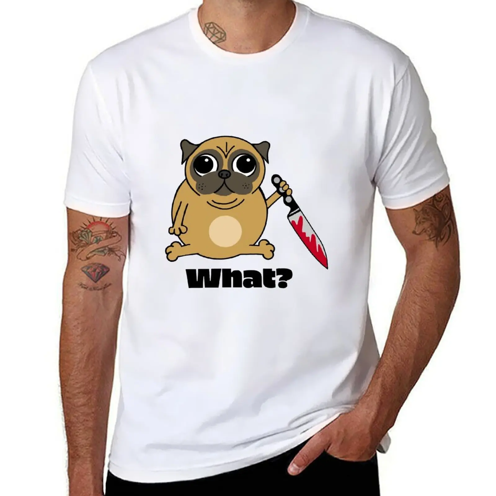 Camisas de bebé para hombre con pug) (camisas defectuosas g gráfico t camiseta camisetas hombres imprime hombre para ¿Qué?