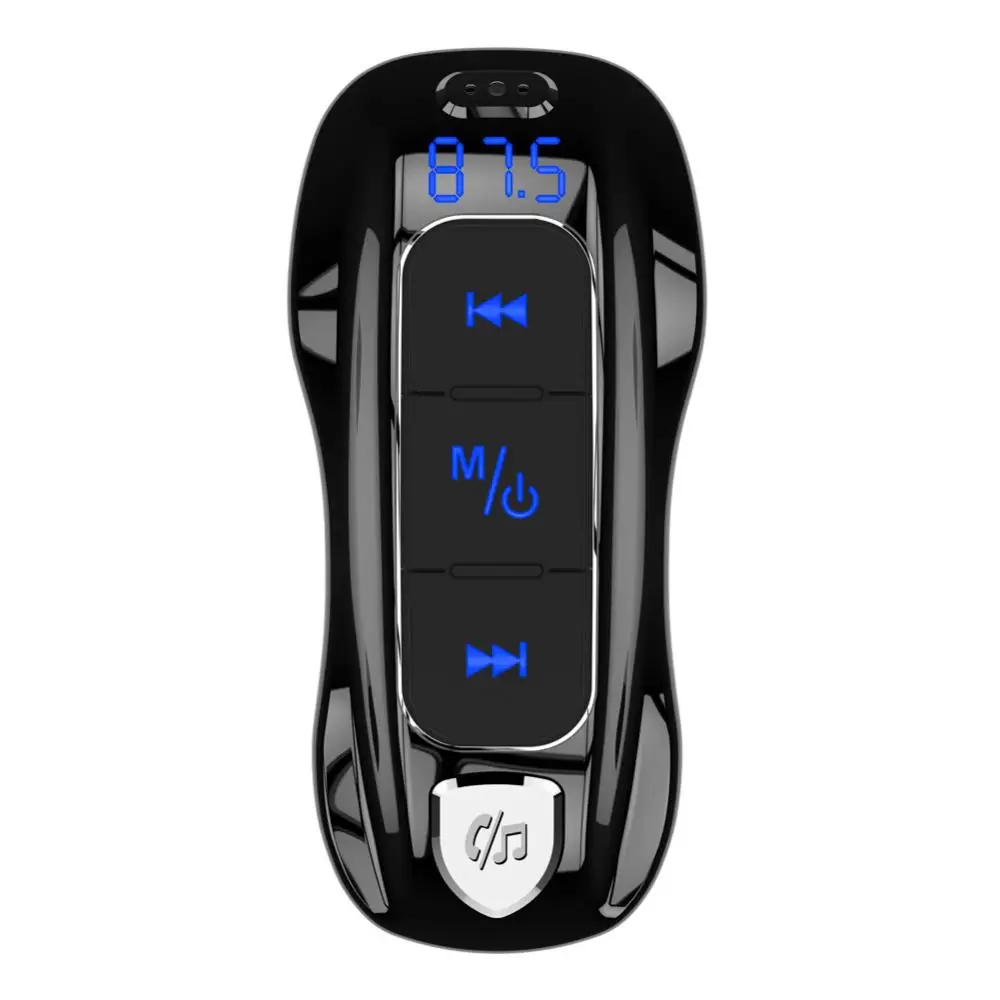 FM Bluetooth Dual USB Radio Modulator Car Transmitter Wireless Mp3 Player Hands Free Fast Charging USB Charger Car Fm Bluetooth