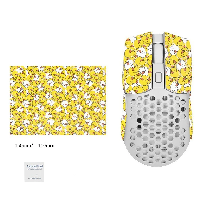 15*11cm ユニバーサルスタイル滑り止めDIYゲーミングマウスステッカー、防汗、耐摩耗性、デスクトップおよびラップトップPC用