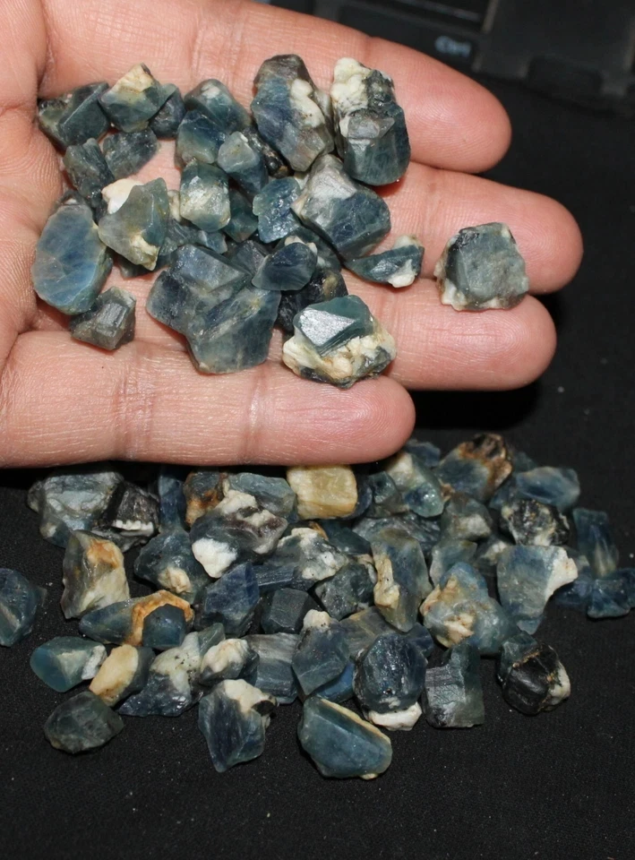 50 Carat Lot 100% Natural Kashmir Blue Sapphire Rough, Raw Blue Sapphire Crystal