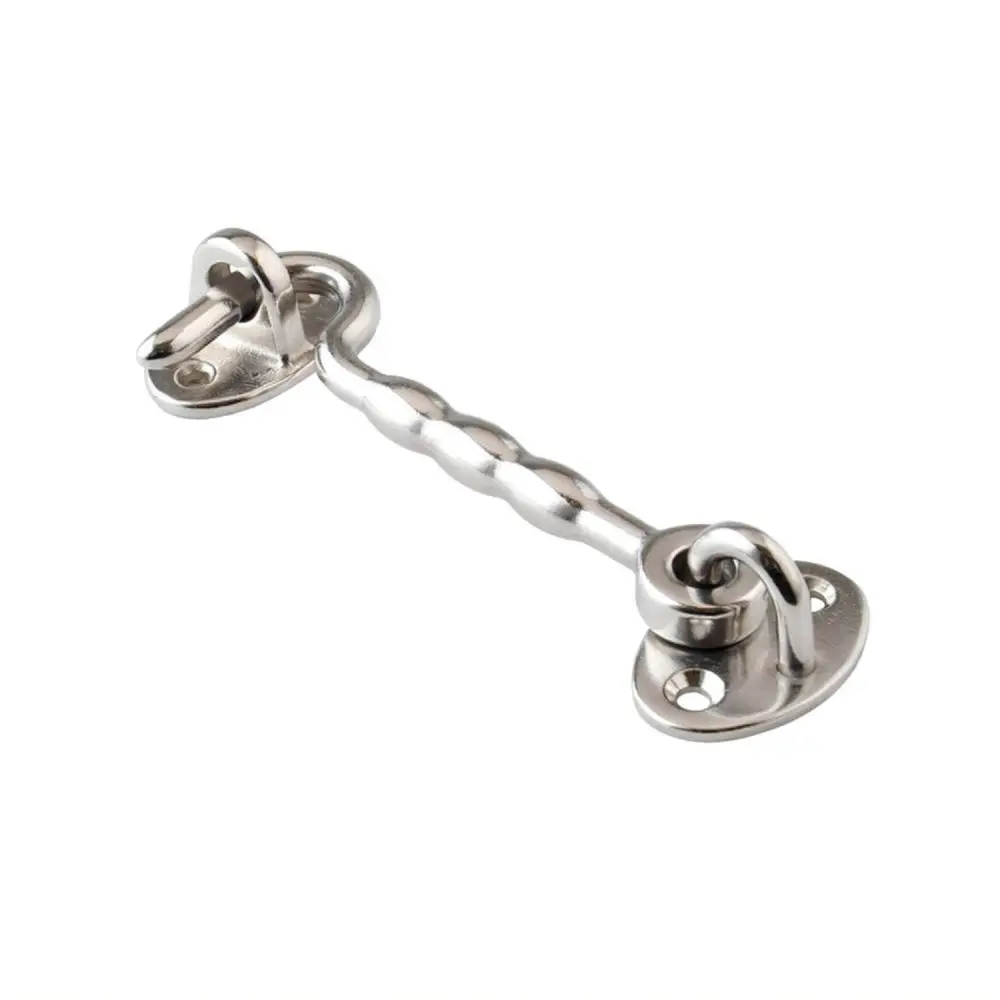 4 Inch Stainless Steel Door Hook Latch For Boat Yacht Hardware Anti Rattle Cabin Window Windproof Fastener Lock Accessory