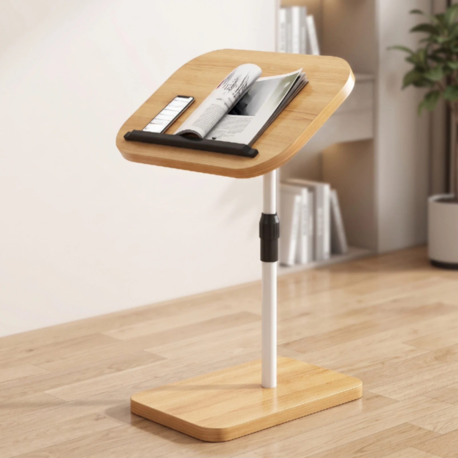 Side Table Adjustable Height End Table Furniture Portable Small for Living Room, Bedroom image 4