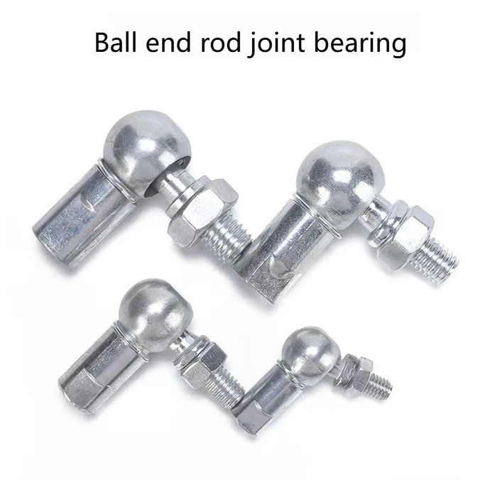 2PCS Bent Rod Right-Angle Ball Head Rod End Bearing CS M6 M8 M10 M12 , Ball joint, Rod End Ball Bearing,Right-hand thread