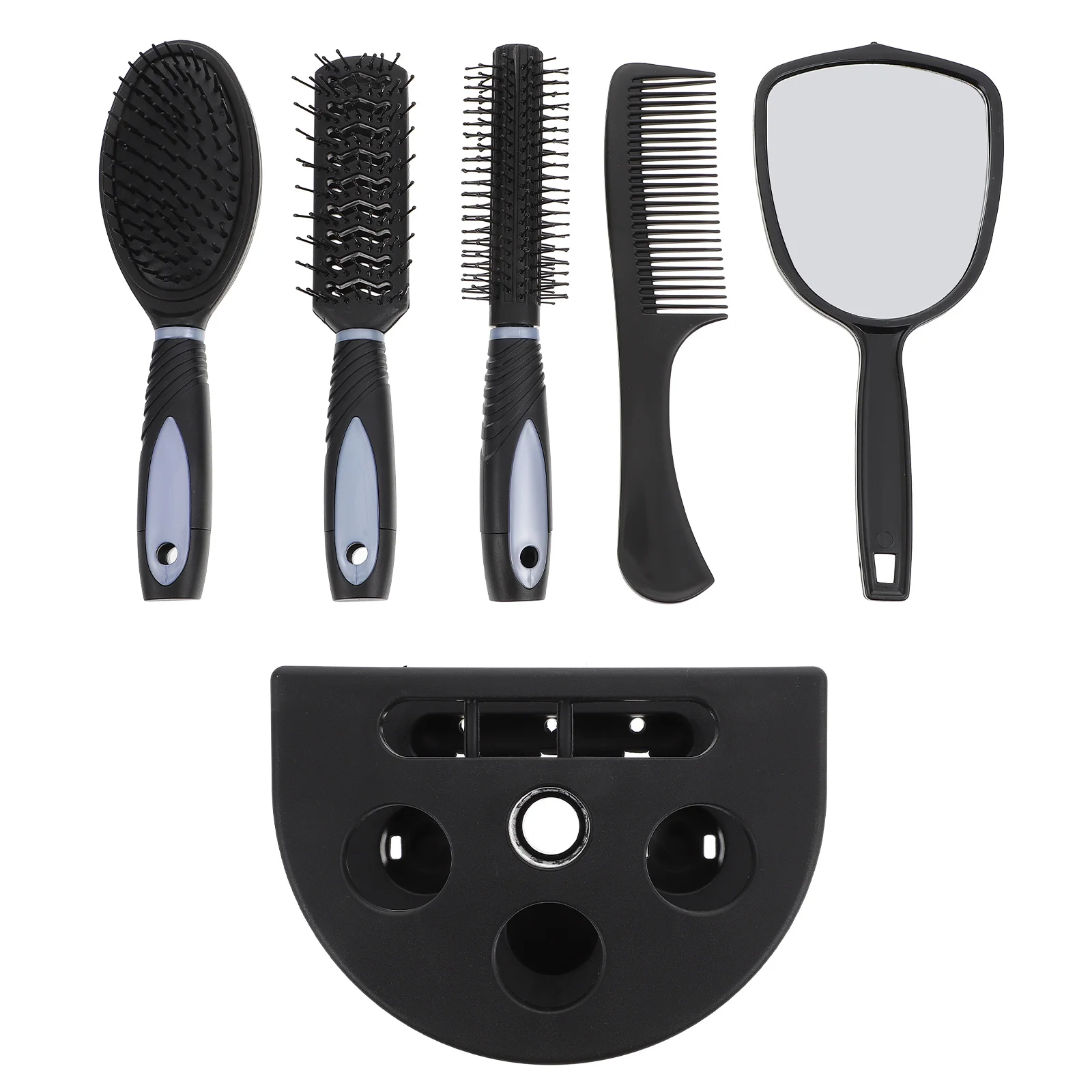 1Set Hairdressing Comb Set High Quality Mirror Comb Tools for Scalp Massage Home Salon Use Detangling Brush for Wet Or Dry Hair
