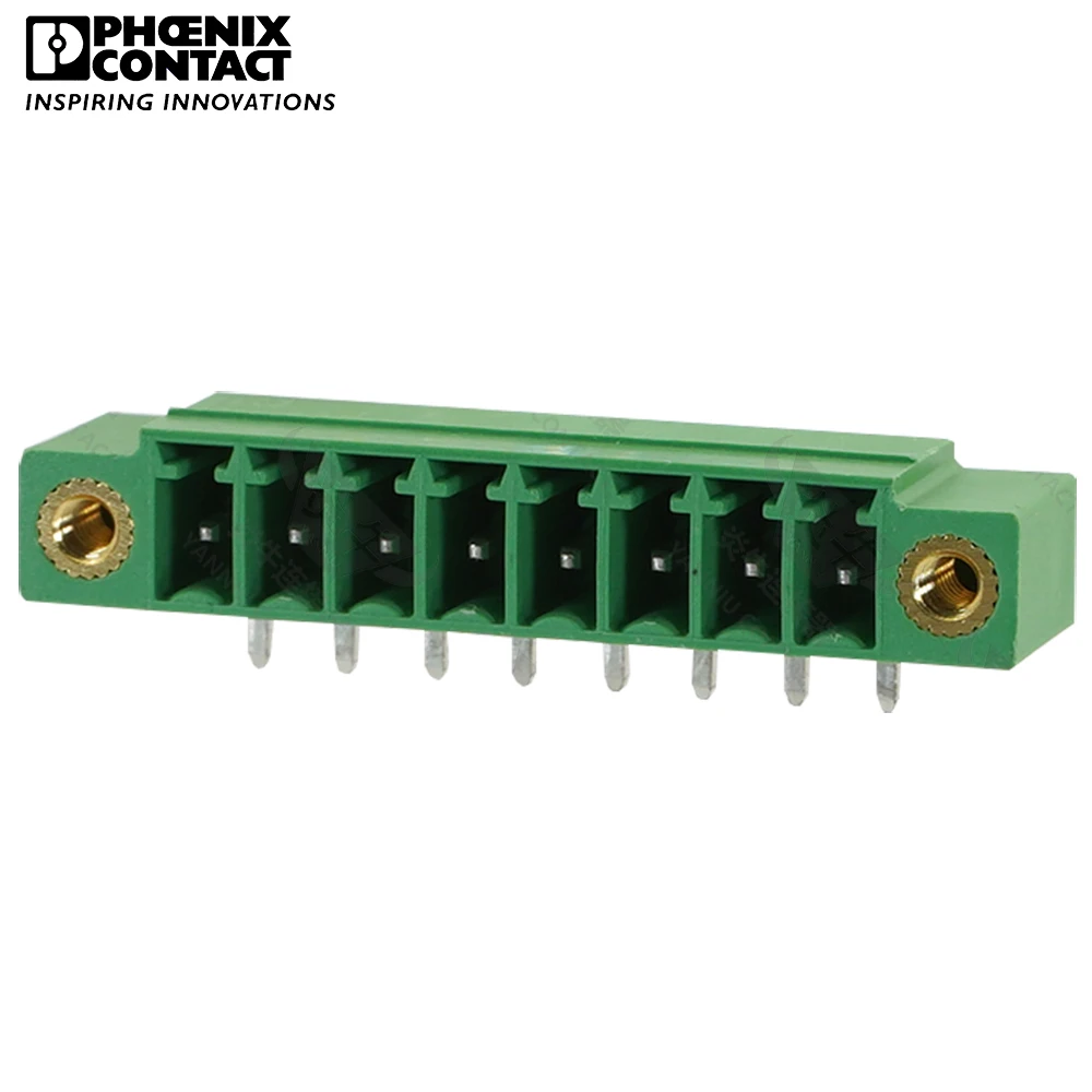 

3.5mm Original Genuine Phoenix Contact Connector PCB Header Pluggable PLUG-IN Terminal Block 8 Pin MC 1.5 GF 3.5 1843855 8A 160