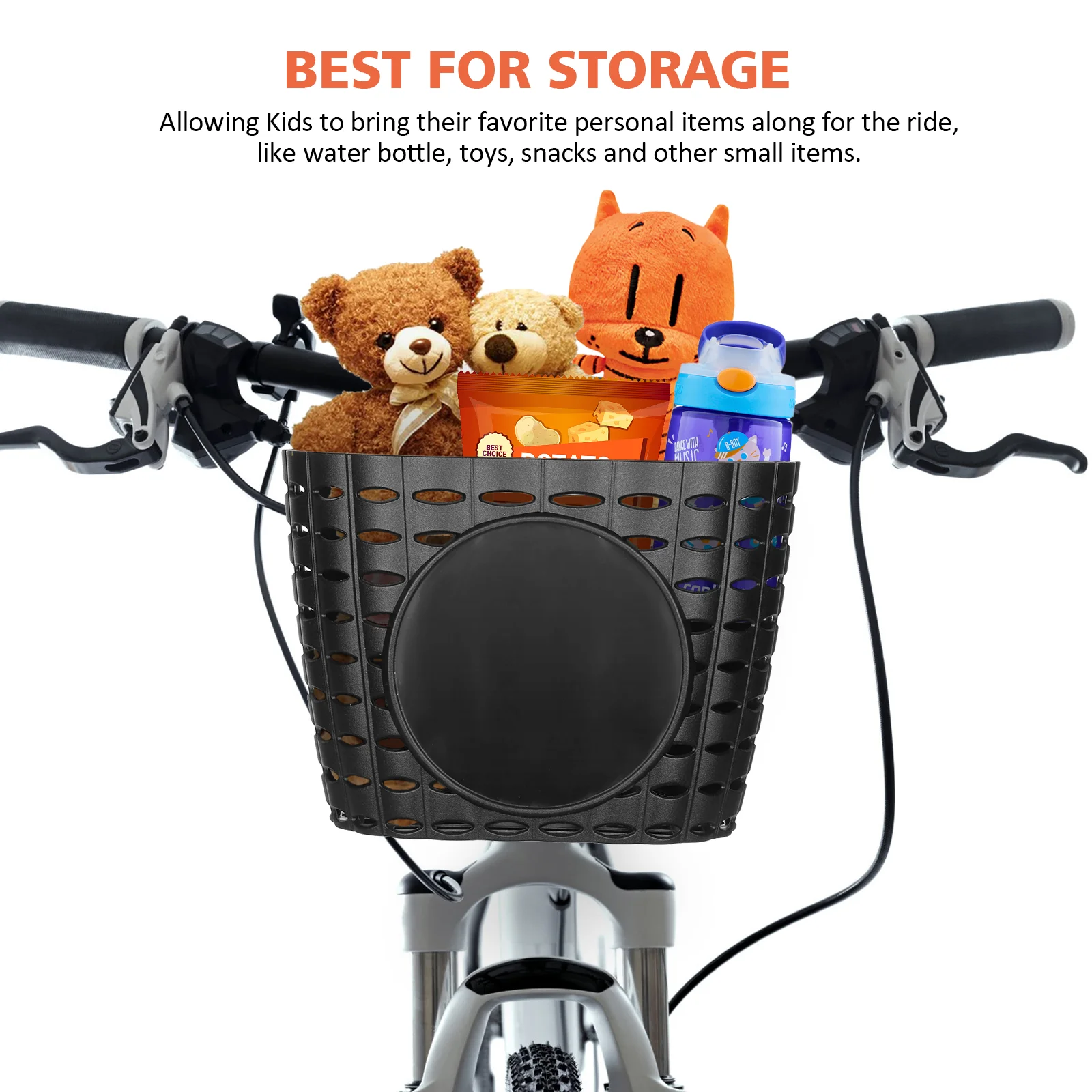 Scratch-resistant Bike Basket Storage Gift Premium Quality Small Item BESPORTBLE