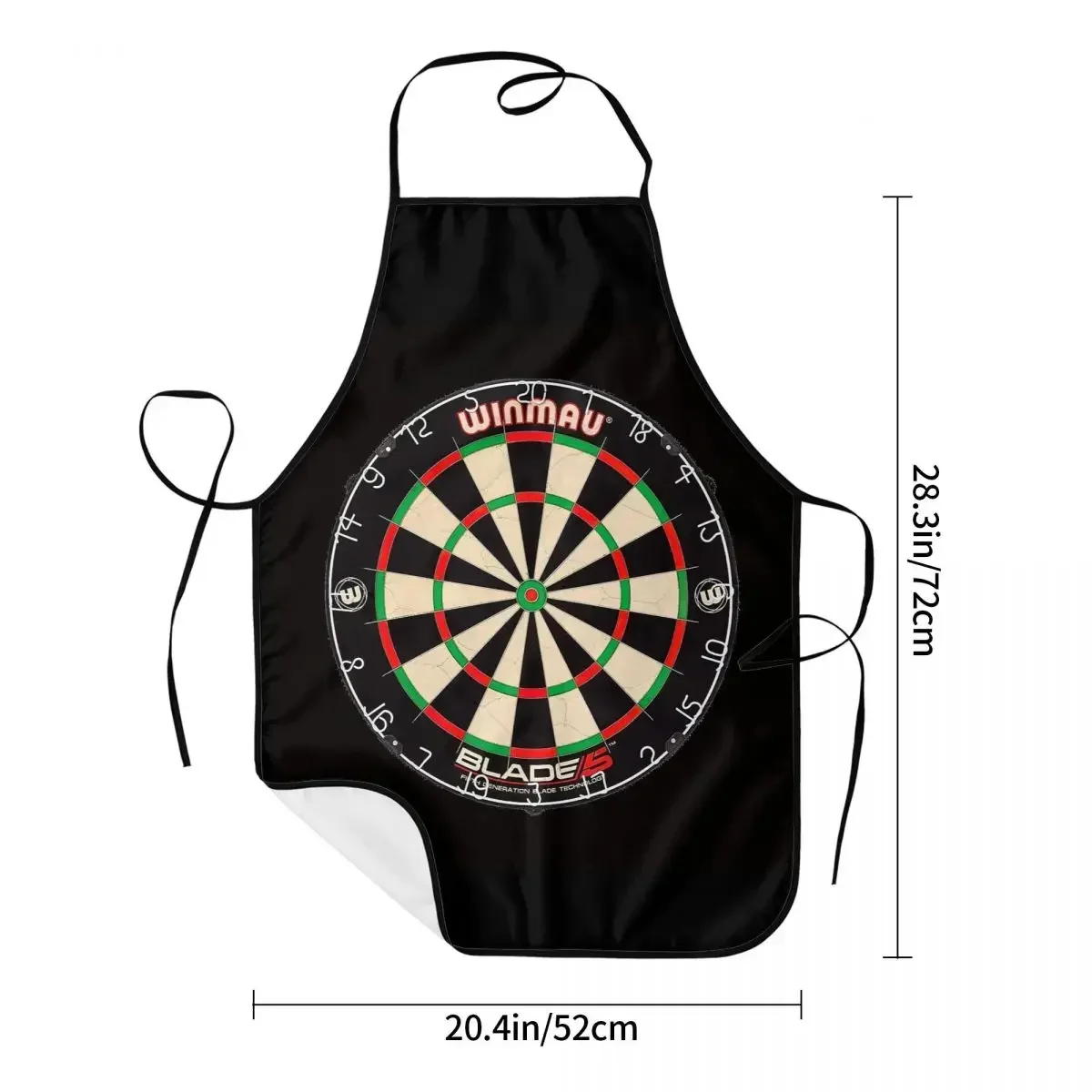 Winmau Blade 5 Dartboard Aprons Chef Cooking Cuisine Tablier Waterproof Bib Kitchen Cleaning Pinafore for Women Men Painting