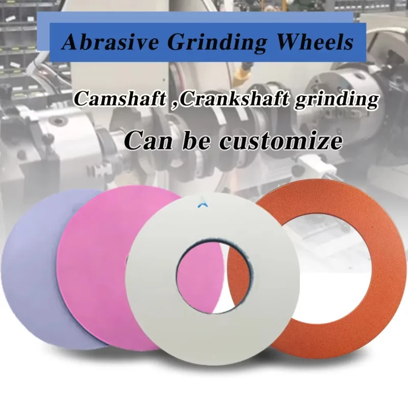 Sharp drilling custom valve tappet crankshaft internal ceramic bonded grinding wheel, high metal removal rate
