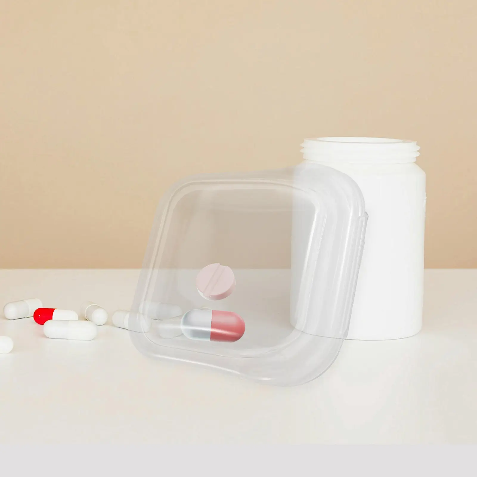 

Силиконовый контейнер для лекарств 80 мл, портативный дорожный держатель для таблеток, герметичный водонепроницаемый мешочек для хранения в дороге