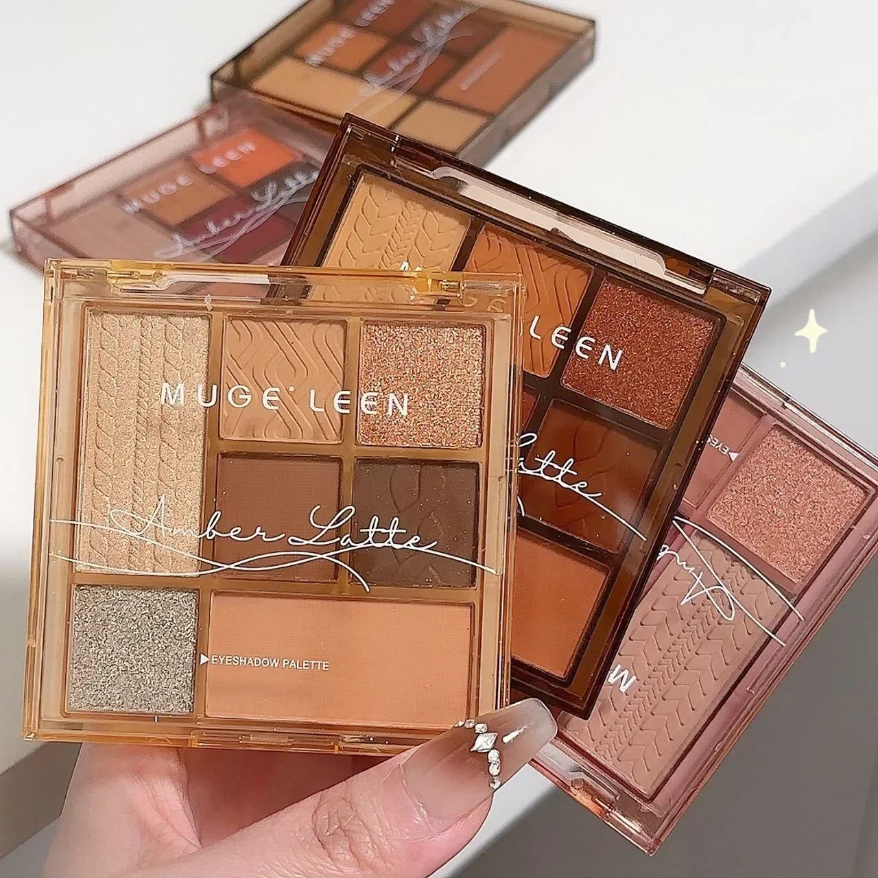 ใหม่ 7 สีอายแชโดว์ Multifunctional Brightening Contouring Eyes Shadow Palette Rose สีน้ําตาลทุกวัน Pigment อายแชโดว์