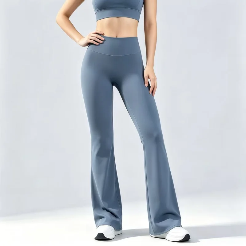 Gym Pants Women Origin Flares Tummy Control Butt Lift Yoga Slim Fit Sportswear Running Workout Sports Fitness Flared Leggings