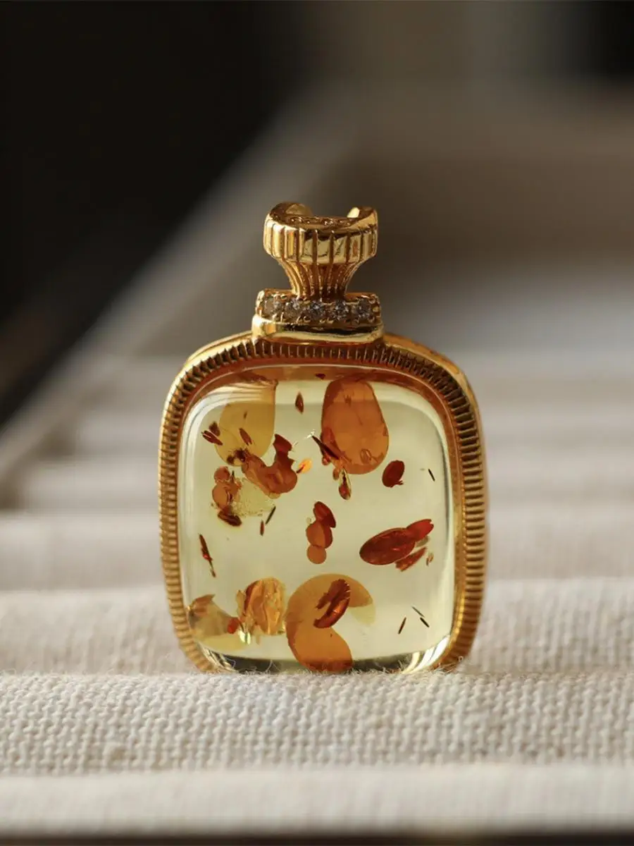 colgante-de-Ambar-con-flor-natural-plata-s925-botella-de-perfume-integrada-collar-para-sueter-accesorio-de-joyeria-de-moda