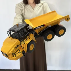 1/18 Rc Truck Dumper Huina 1553 Excavator Crawler 9Ch 2.4G Radio Controlled Car Electric Vehicle Tractor Model Toys for Boy Gift