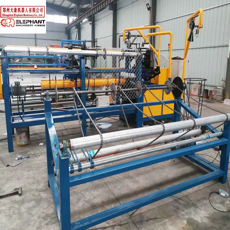 Easy-to-Operate Double Wire Chain Link Machine in India Featuring PLC Motor Bearing Gear Components for Wire Fence Making