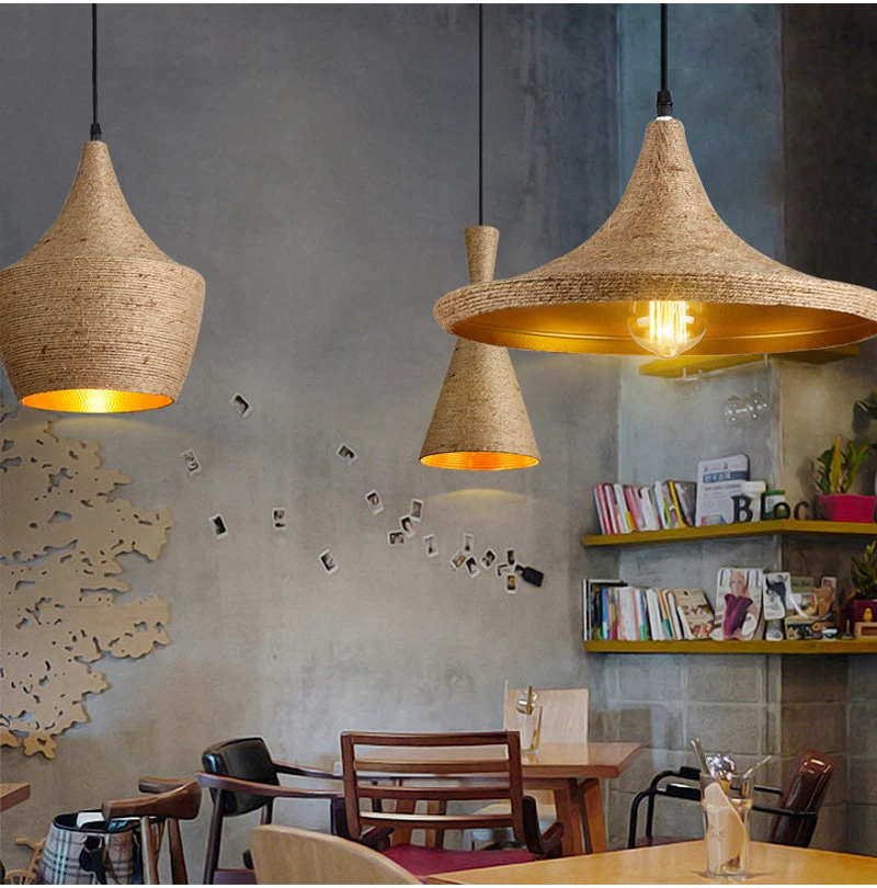 

GEW Modern Vintage Restaurant Pendant Light Industrial Aluminum Hanging Fixture for Dining Room Decorative Lighting 110V-220V