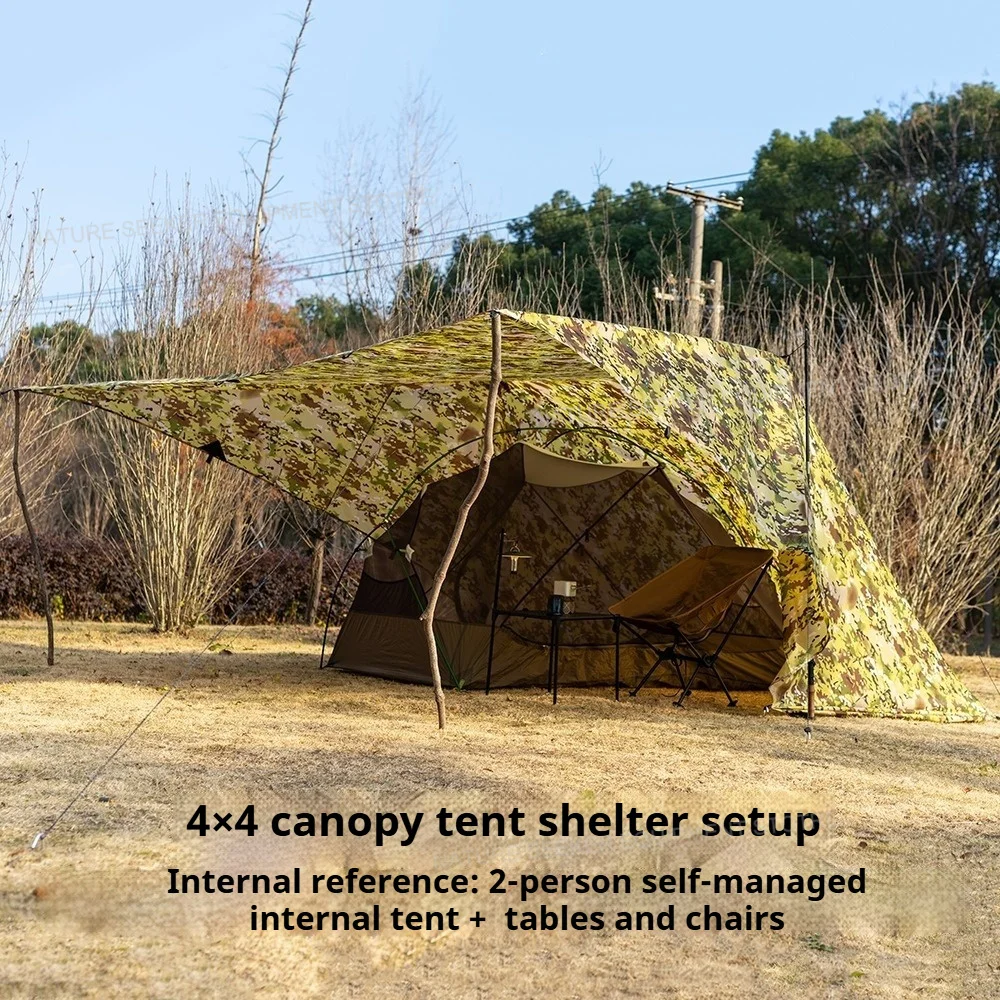 MTP 위장 쉘터 BC 지형 캐노피 3x3/4×4m 생 - Hammock Rain Tarp 리뷰 및 가격
