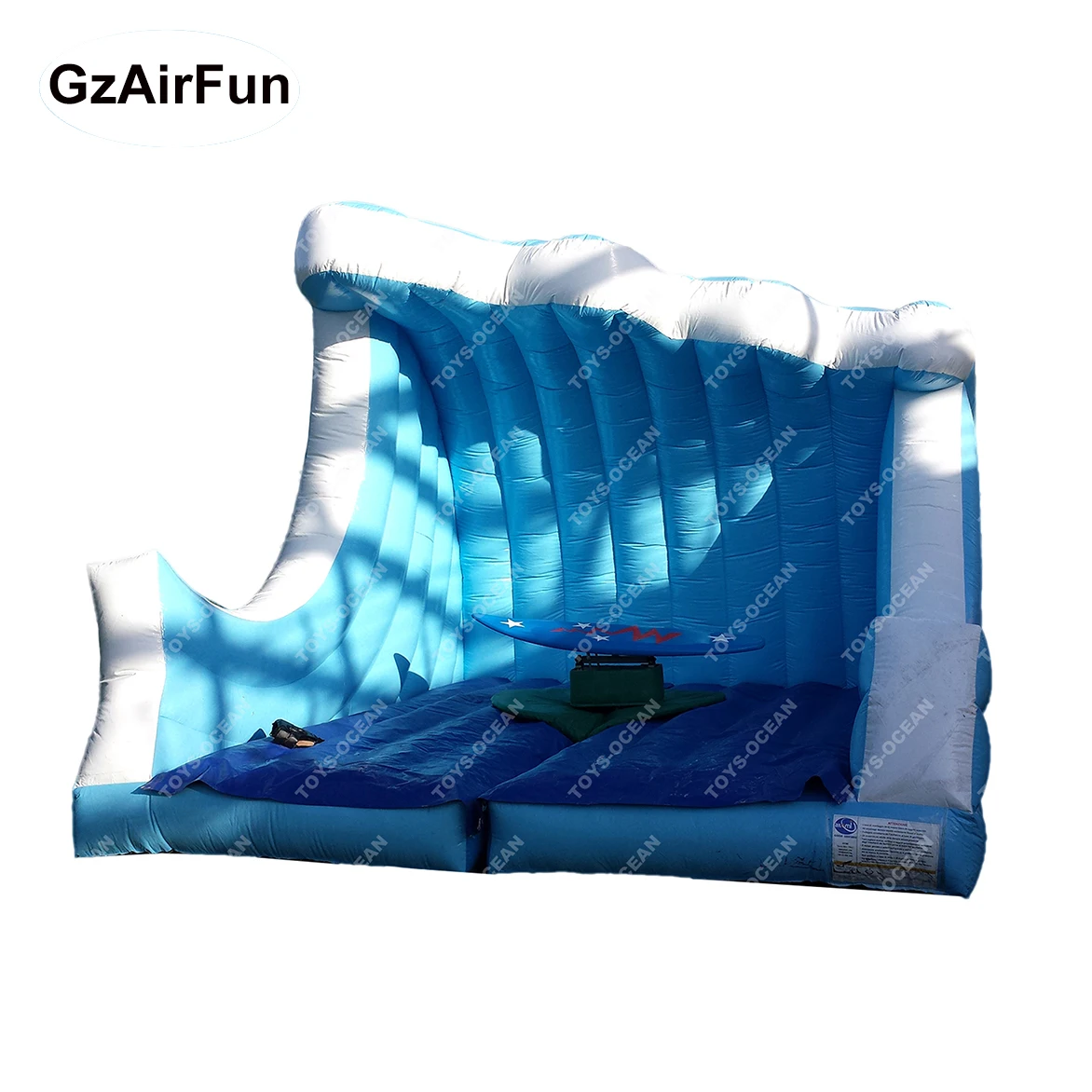 

Factory Price Mechanical Ride Inflatable Surf Simulator Mechanical Surf Board n Inflatable Mattress