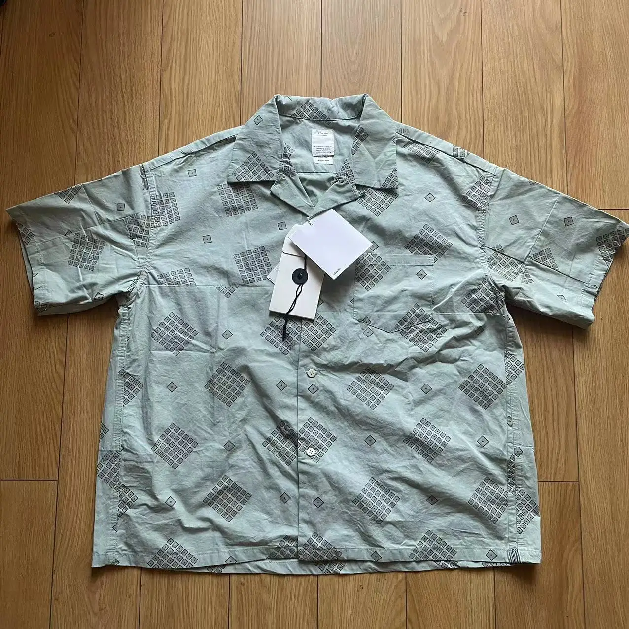 

High Street VISVIM KOFU 21SS рубашка модная повседневная универсальная рубашка с принтом для мужчин уличная одежда рубашки блузки