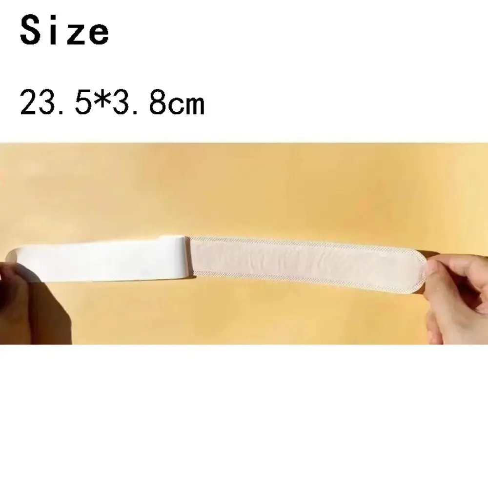 20 piezas nuevo paño absorbente de sudor forro almohadillas tira larga banda blanca para el sudor sombrero Invisible desechable tira reductora de tamaño mujeres