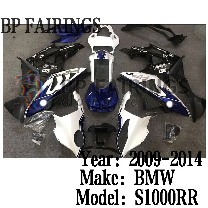 

Motorcycle Fairings Kit Fit For BMW S1000rr 2009 2010 2011 2012 2013 2014 Bodywork Set Black Blue