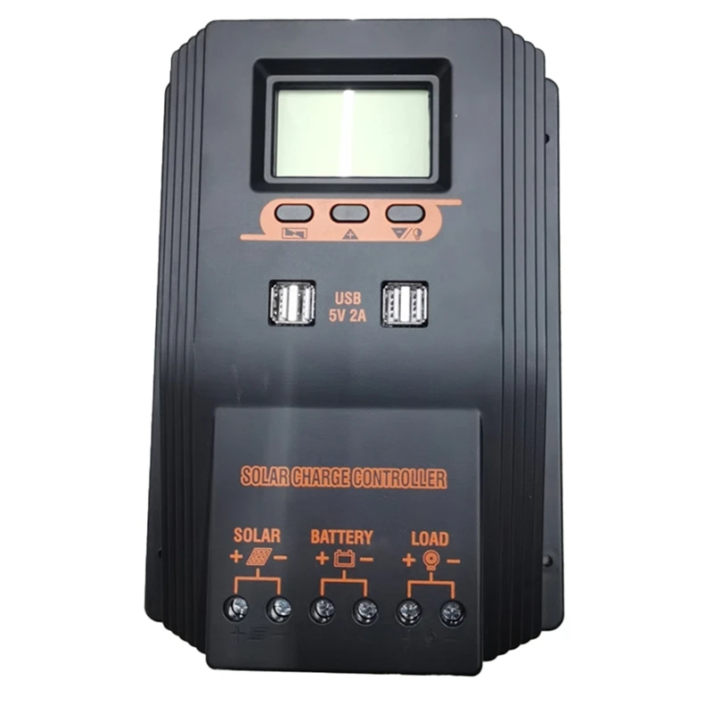 

A69F-MPPT/PWM Контроллер солнечного зарядного устройства Регулятор солнечной панели ЖК-дисплей Различные режимы управления нагрузкой