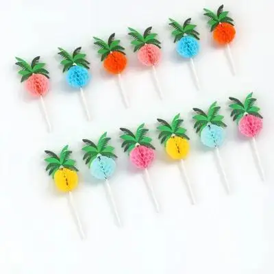 

50Pcs Coconut-Tree Fruit Sticks Stronger Alternative to Toothpicks for Finger Food Cheese Cocktail Fruit Serving Needs
