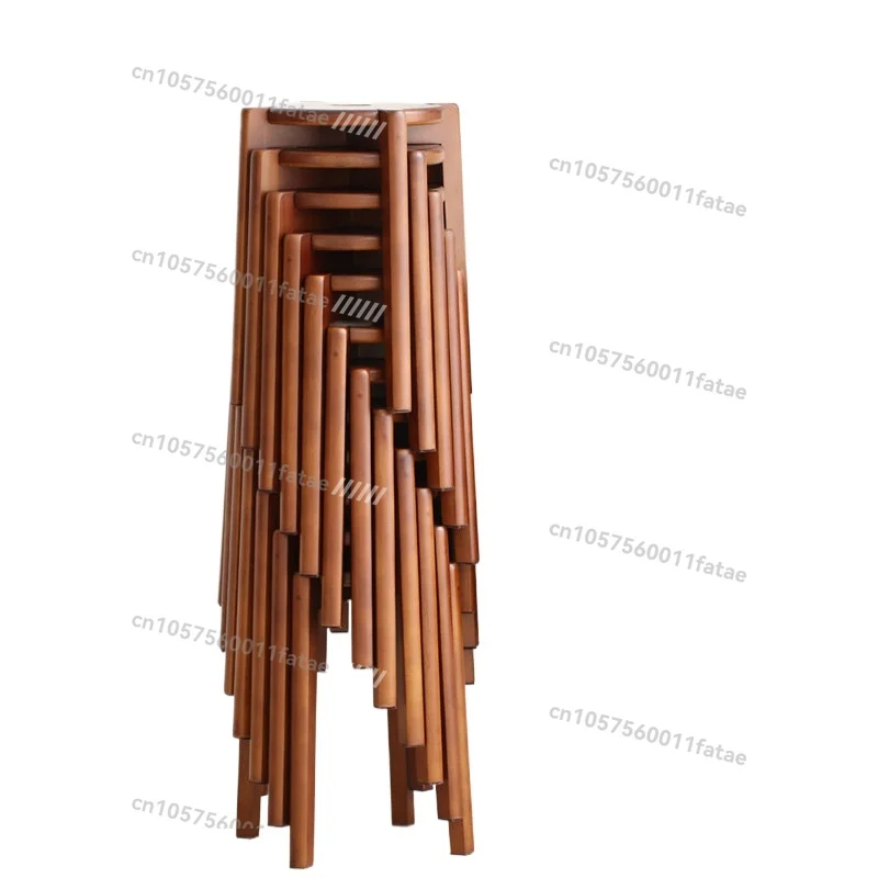 

Creative Solid Wood Small Bench, Low Stool Storage Storage Stool, Storage Stool Can Sit At Home, Shoe Change Square Sofa Stool
