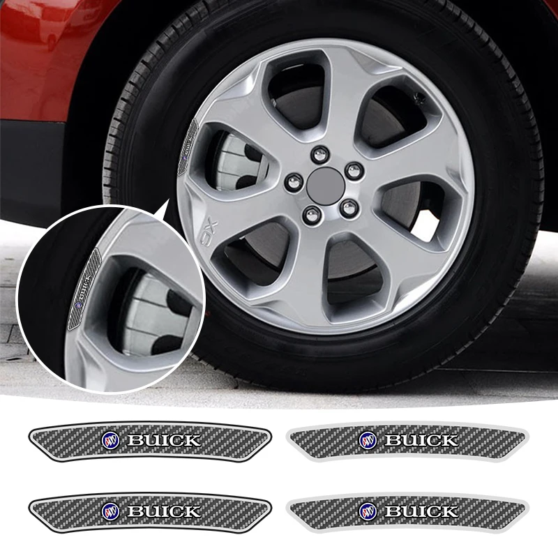 

Car Styling 4PCS Carbon Fiber Car Motorcycle Wheel Rim Decorative Stickers For Buick Nissan Skoda Peugeot Citroen Infiniti Dacia