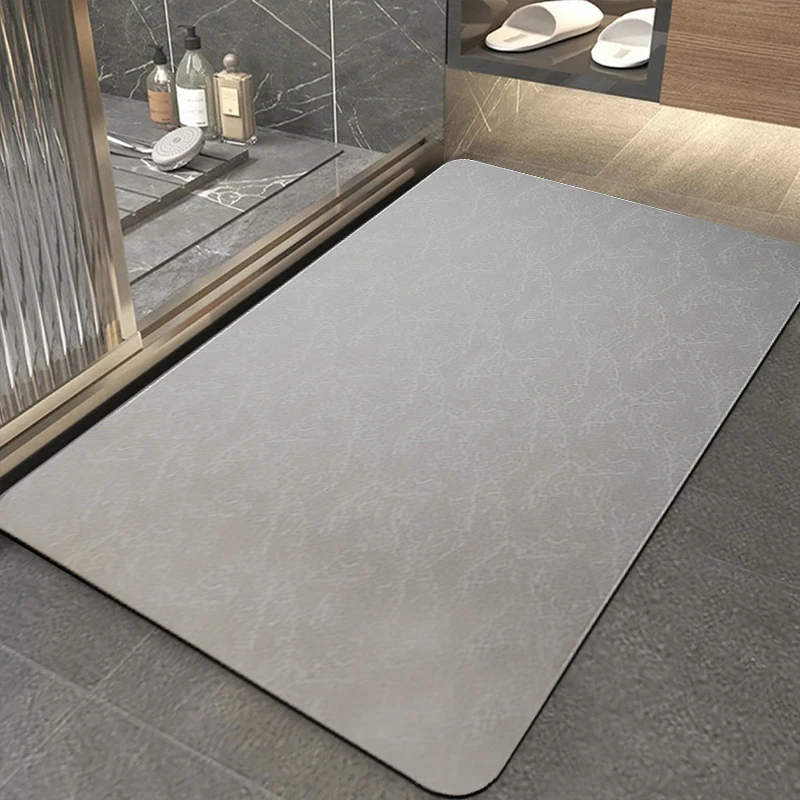 Diatomit-Matte Superabsorbierende Badezimmermatte Rutschfester Badteppich Duschraum-Eingangsmatte Toiletten-Fußmatte Badezimmerteppich – Detail 9