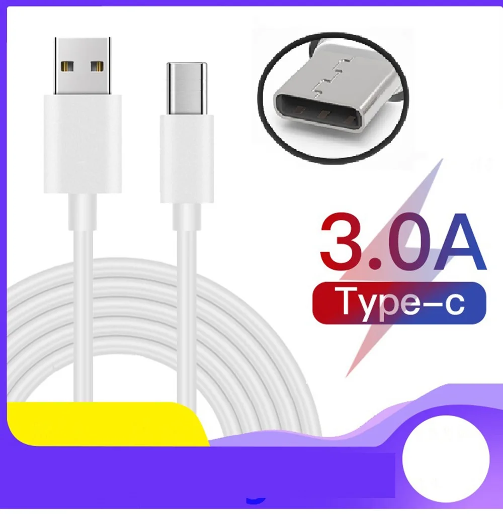 

For Blackview BV7000 Pro USB Cable Type-C 9MM 1M Type C Typec USB Wire For BV8000 BV9000 Pro S8 Armor 2