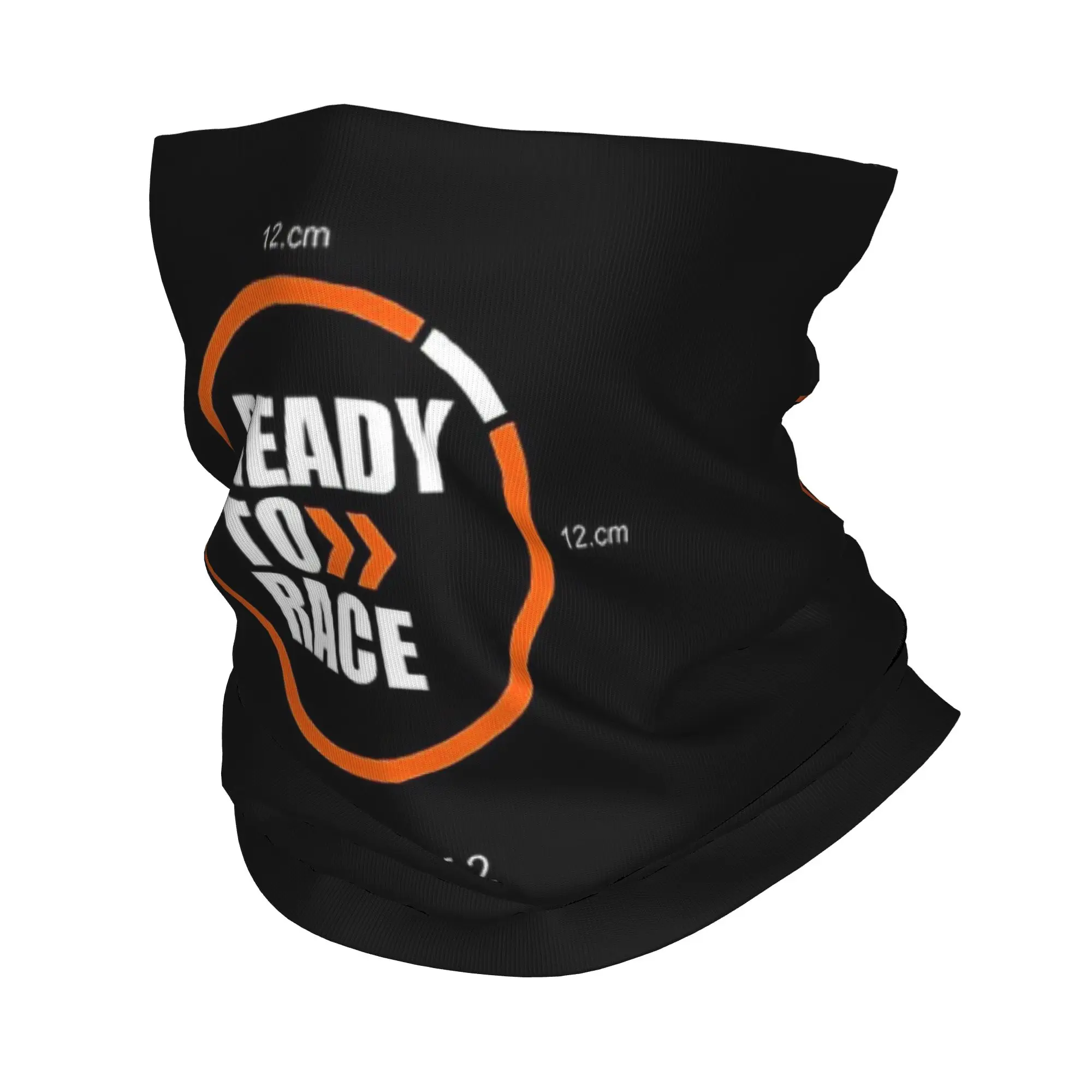 Custom Ready To Race Bandana Neck Warmer Men Women Winter Ski Hiking Scarf Gaiter Motocross Bitumen  Face Cover