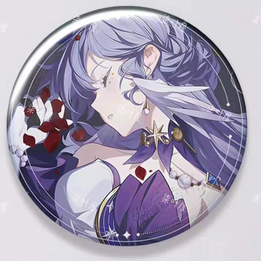 

Anime Honkai: Star Rail Robin Series Cosplay 58MM Give gifts to friends tinplate School bag pendant decorate Brooch