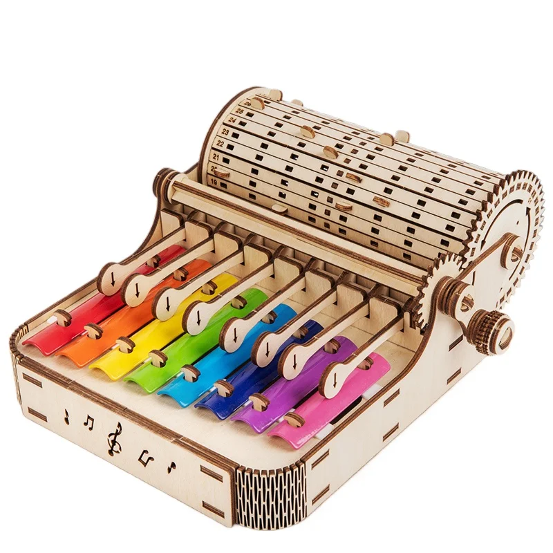 

Music Toys Puzzle Piano Keyboard Hand Crank Piano Toys Children's Musical Instruments