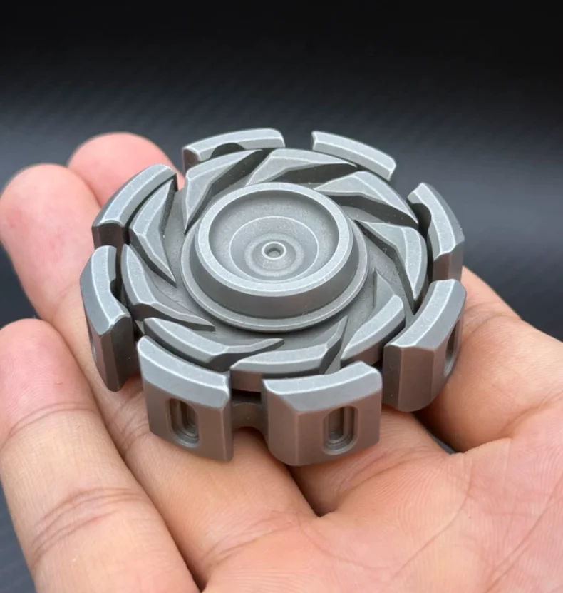 Used EDC T-MAX Turbine S Shengang M390 Wu Steel Ball Stress Relief Toy Haptic Spinner Fingertip Gyroscope Decompression Toys