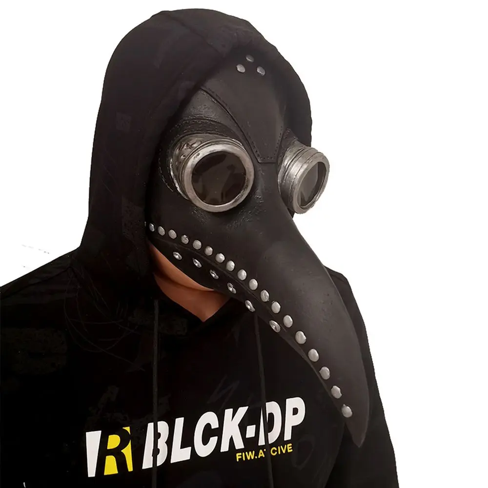 Accesorio de mascarada, juguetes para trucos para mujeres y hombres, accesorios de fiesta para Cosplay, máscara de pájaro de Doctor, máscara Steampunk Medieval, máscaras de miedo para Halloween
