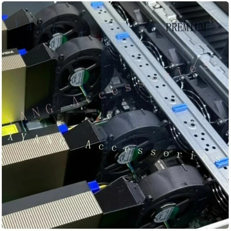 N+ NNN for NVIDIA for Tesla A100 Graphics Card Cooling, Taiwan Brand Fan + 3D Printed, Compatible with A40/A30/A800