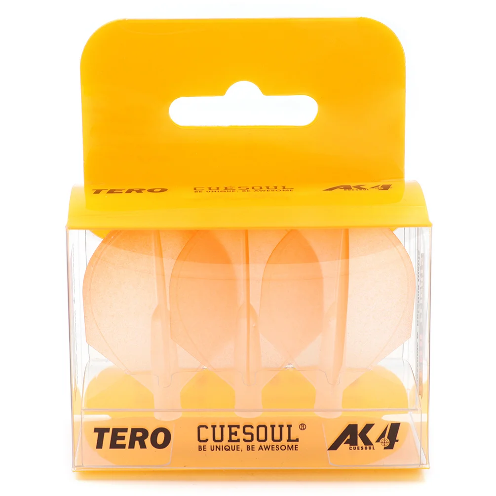 CUESOUL TERO AK4 Dart Flights Graduated Color Shield Shape,Set of 3 pcs