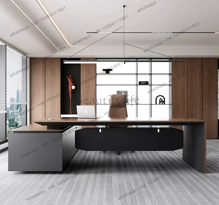 Desk light luxury high-end desk simple modern president table