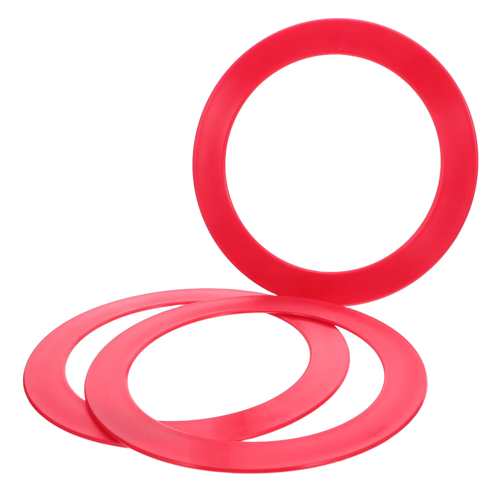 3Pcs Juggling Rings Set Smooth Lightweight Plastic Throwing Hoops for Skill Building Coordination Practice Circus Performances