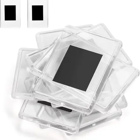 12/20Pcs Blank Photo Frame, Insert Fridge Magnets, Mini Magnetic Refrigerator Photo Picture Frames, 2x3.03 In