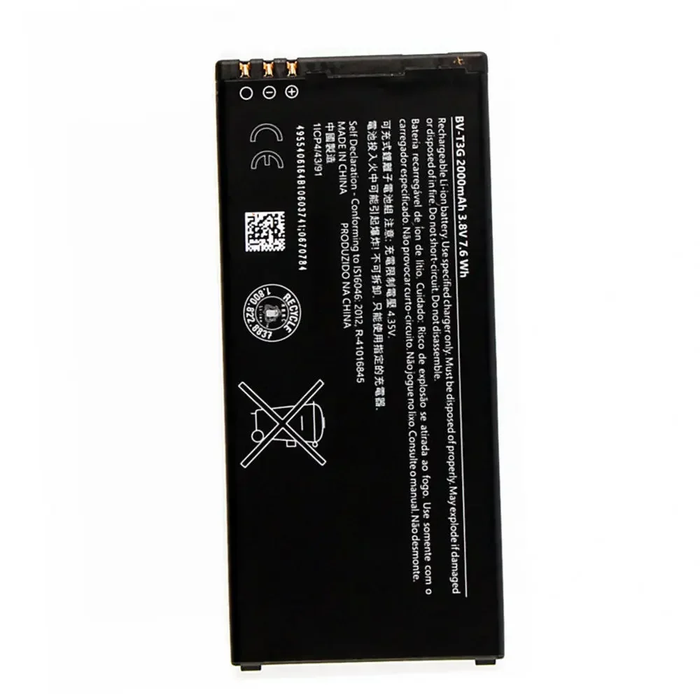 BV-T3G    battery 2000mah for Nokia Microsoft Lumia 650 RM-1154 BVT3G Cellphone batteries