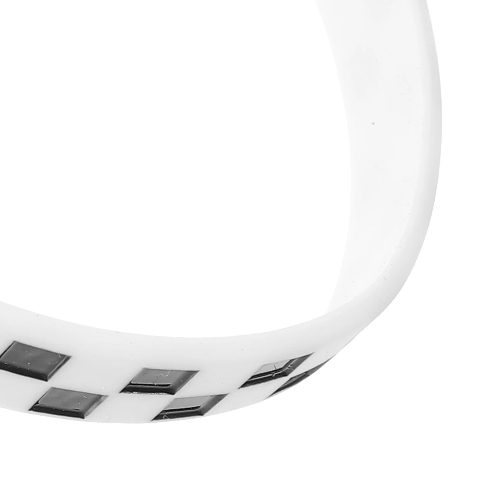 

12Pcs Checkered Silicone Wristbands Racing Theme Plaid Pattern Lightweight Sports Bracelets Party Prizes Fans Supply
