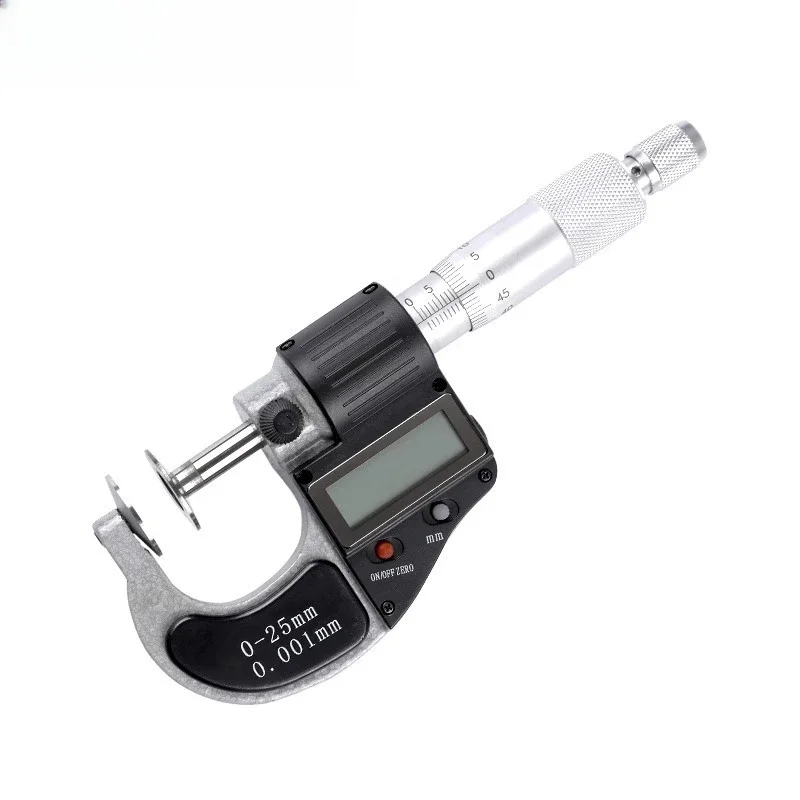 Electronic digital display public normal micrometer mechanical digital display dual-purpose 0-25mm high precision