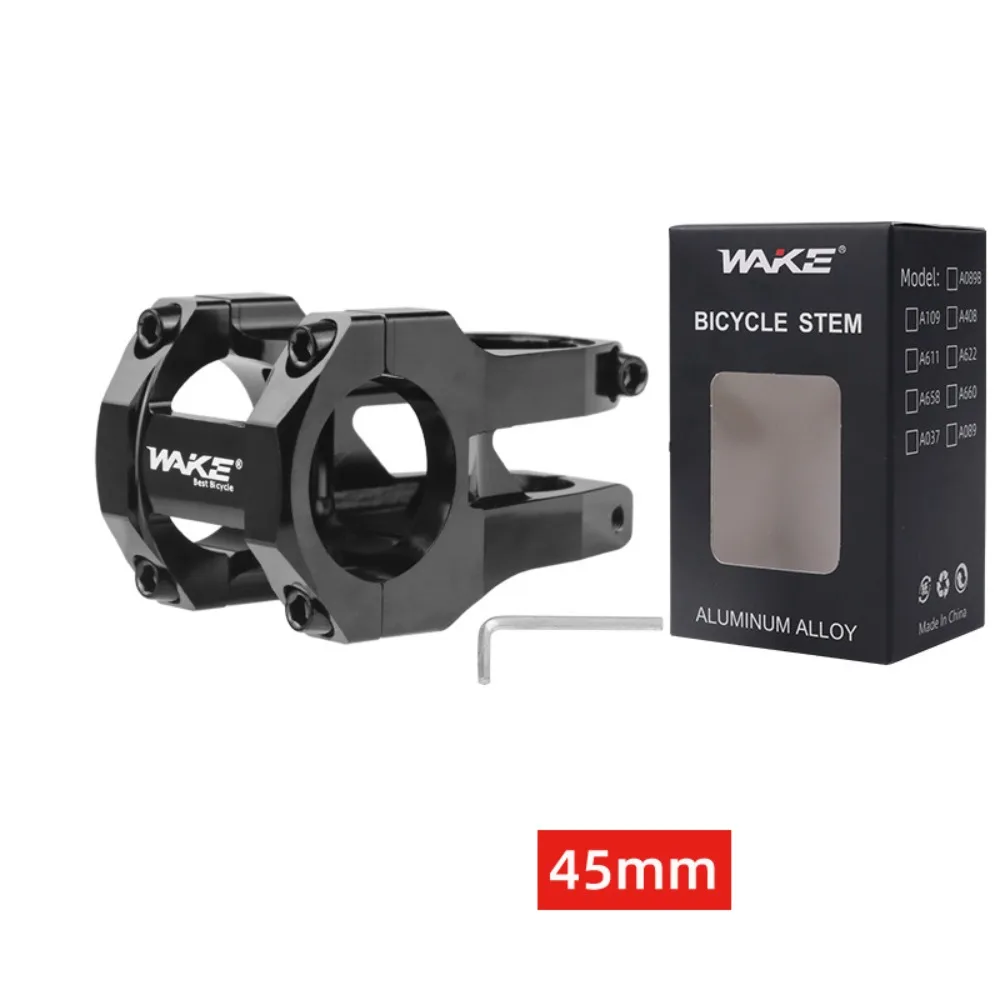 

Aluminum Alloy MTB Handlebar Power Bike Stem Black Red Blue Purple 35/45mm Mountain Bicycle Bridge Cycling High-strength