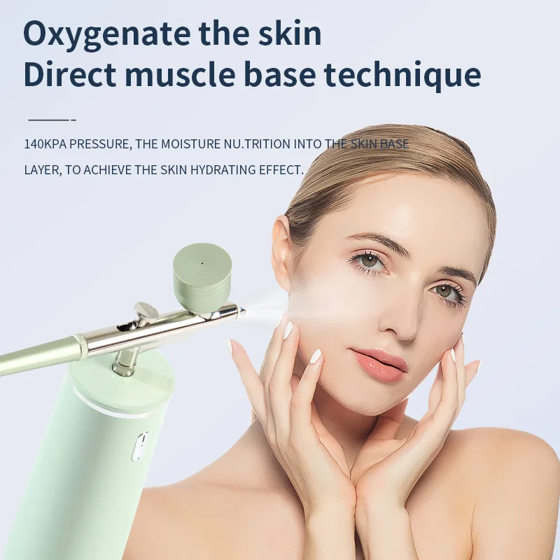 

Handheld moisturizing oxygen face small bubble sprayer high pressure oxygen spray bottle