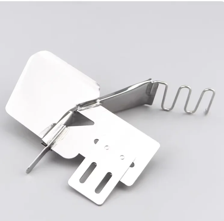 Industrial Multi-Functional 4 Fold Edging Slide Binder Hemming Device Presser Foot Flat Sewing Machine Accessories