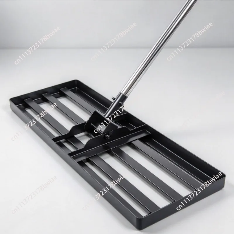 Lawn leveling rake, soil fertilizer, garden farm, vegetable stand, push and pull floor leveler, gravel, sand spreading